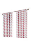 My Scene Thermaback Blackout Wavy Chevron Curtain Panel