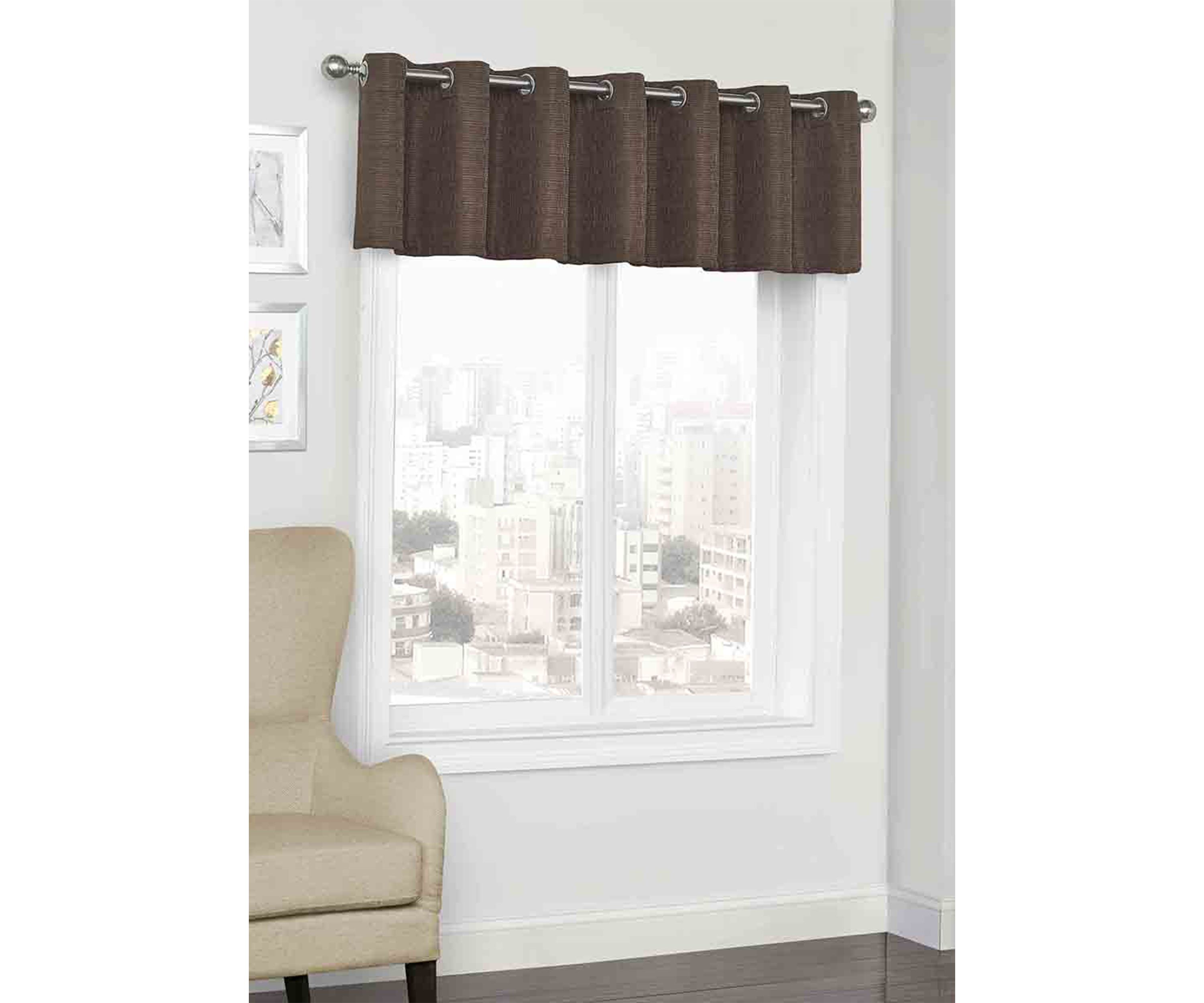 Trevi Blackout Grommet Window Valance