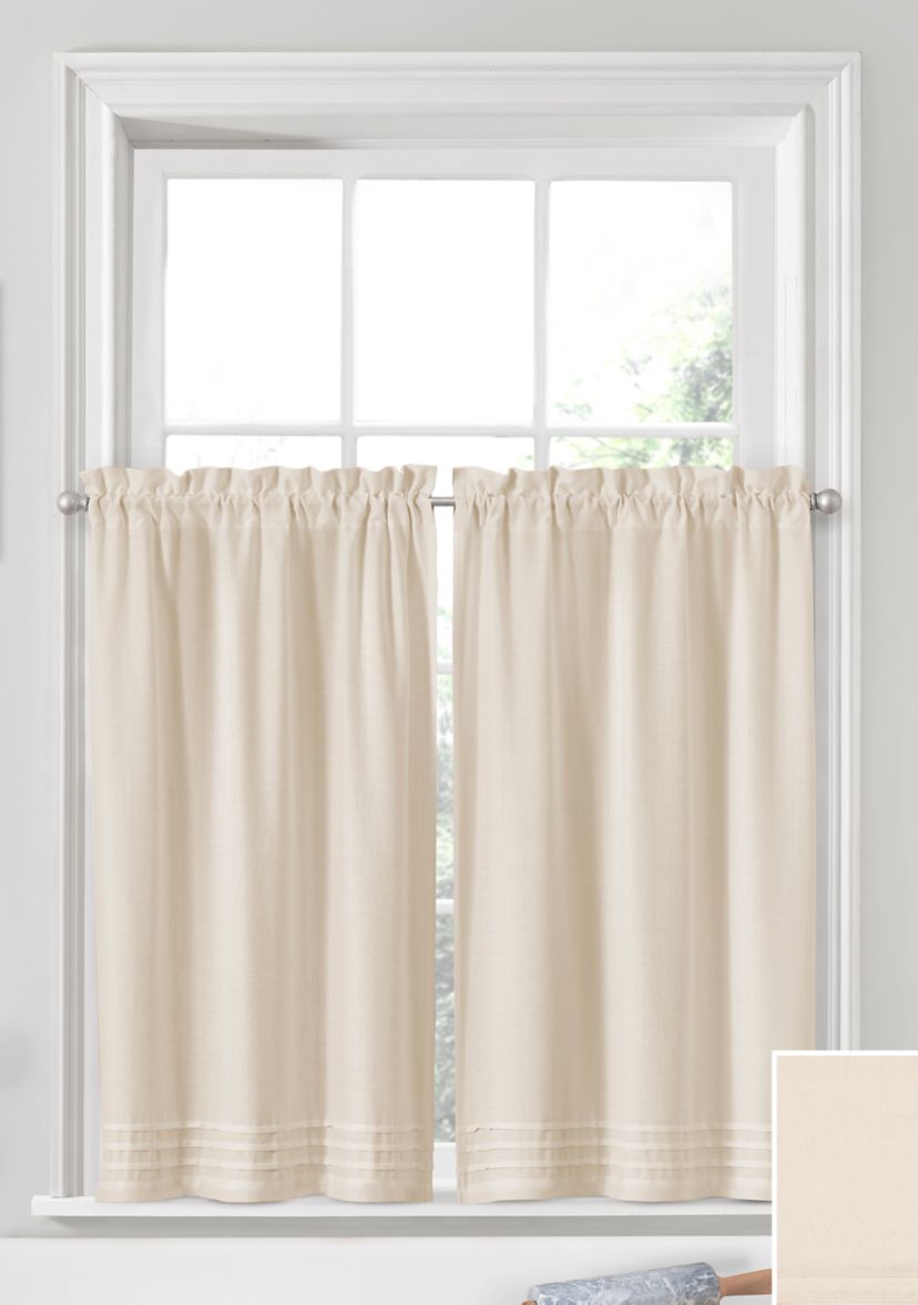 Window Solutions Kingsbury Pleated Tier Pair