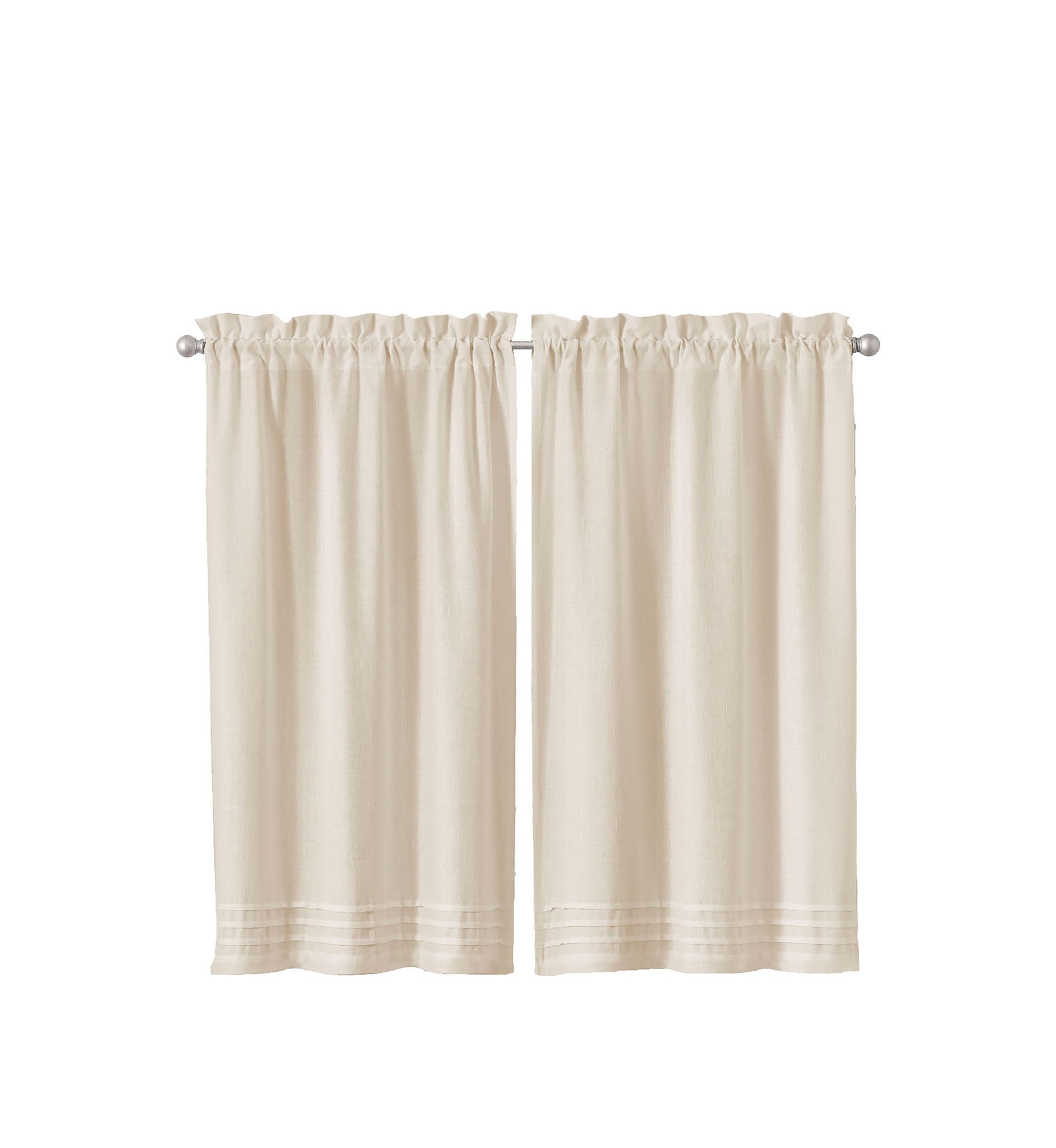 Window Solutions Kingsbury Pleated Tier Pair