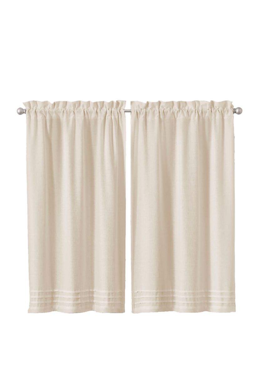 Window Solutions Kingsbury Pleated Tier Pair