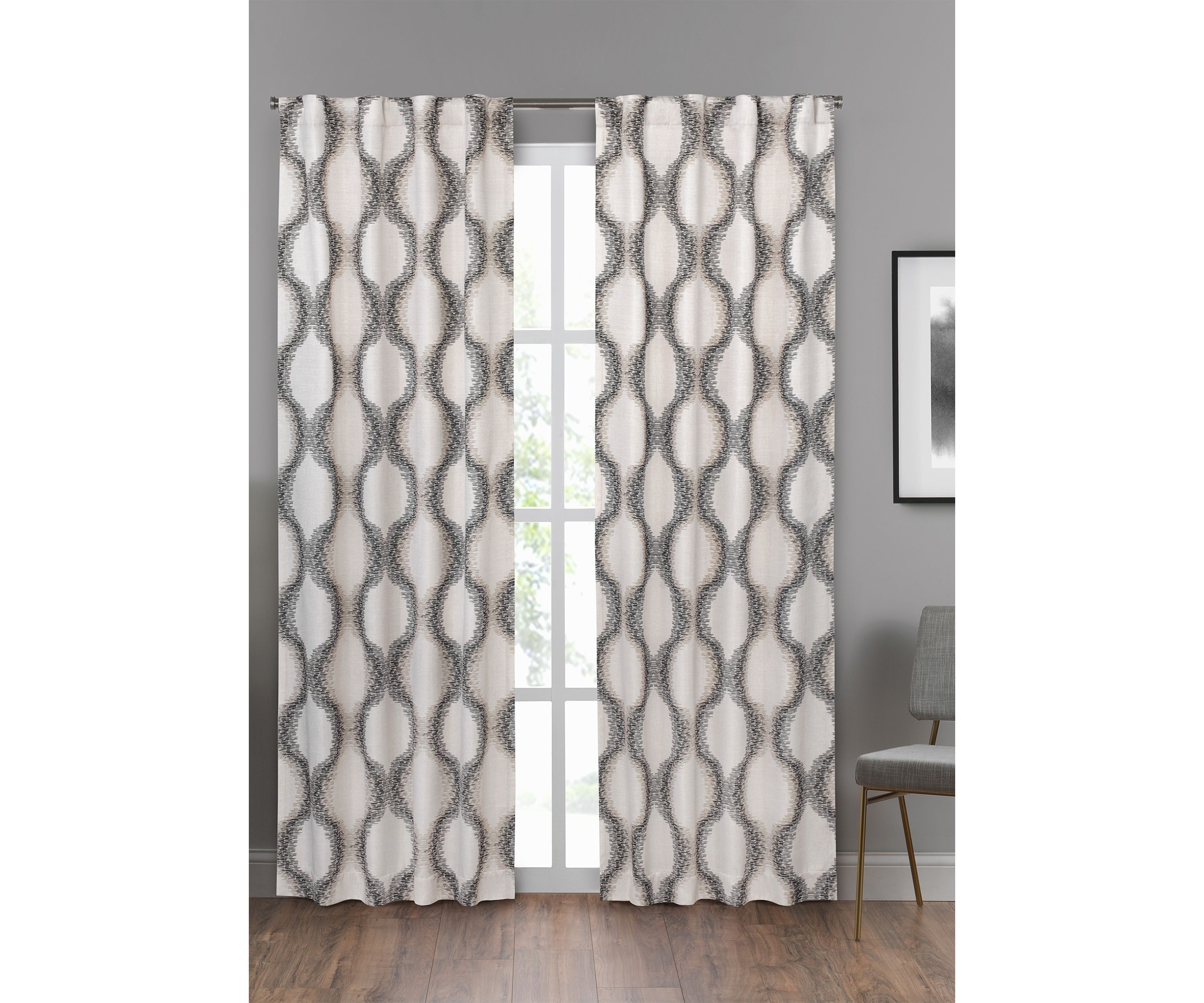 Summit Geo Window Curtain Panel