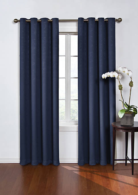 Round and Round Blackout Window Curtain Panel 52-in.