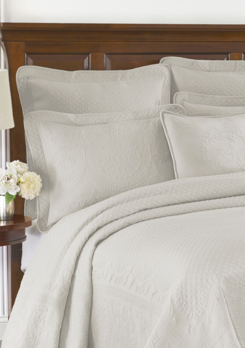King Charles Matelasse Coverlet 