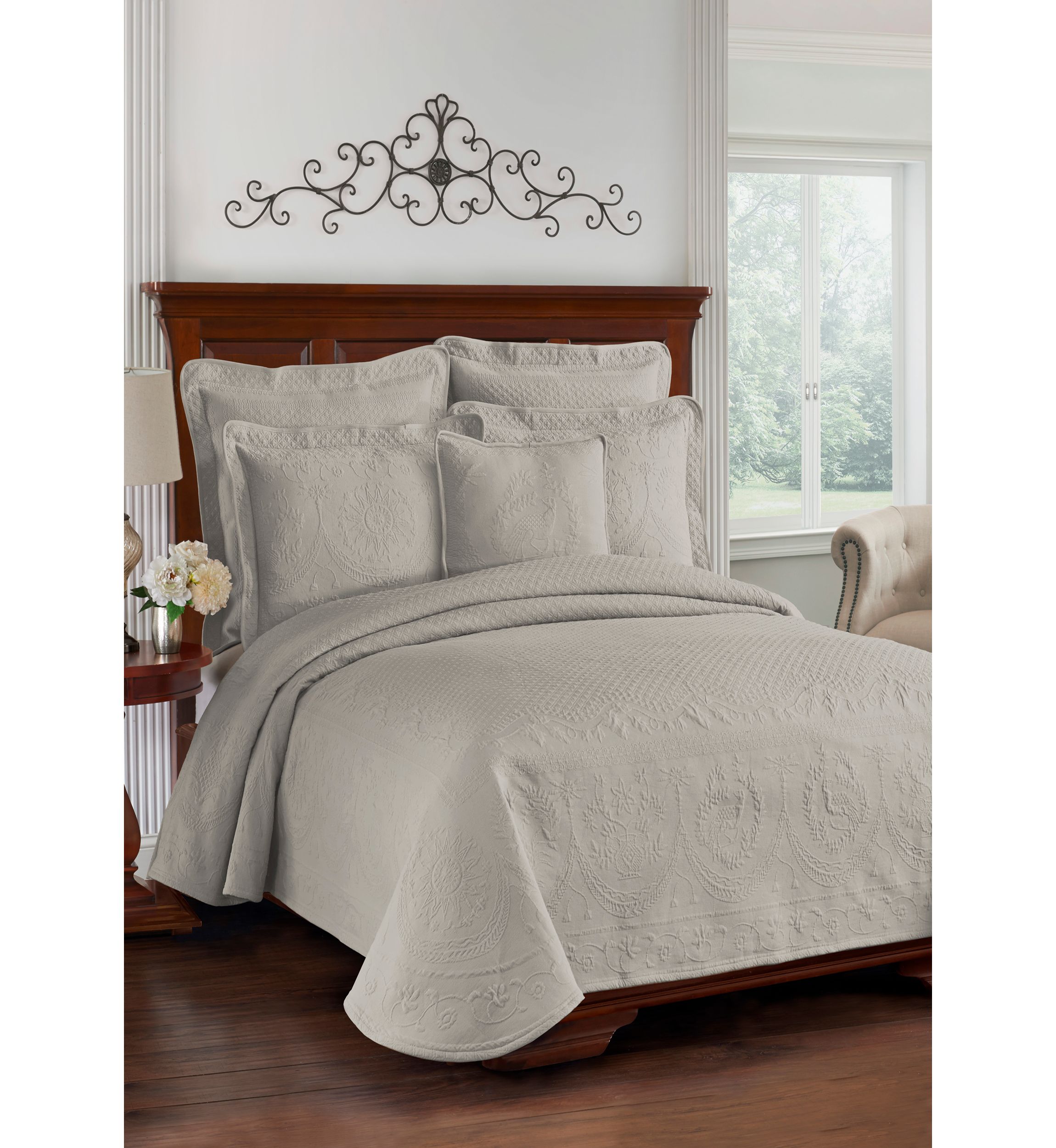 King Charles Matelasse Coverlet 