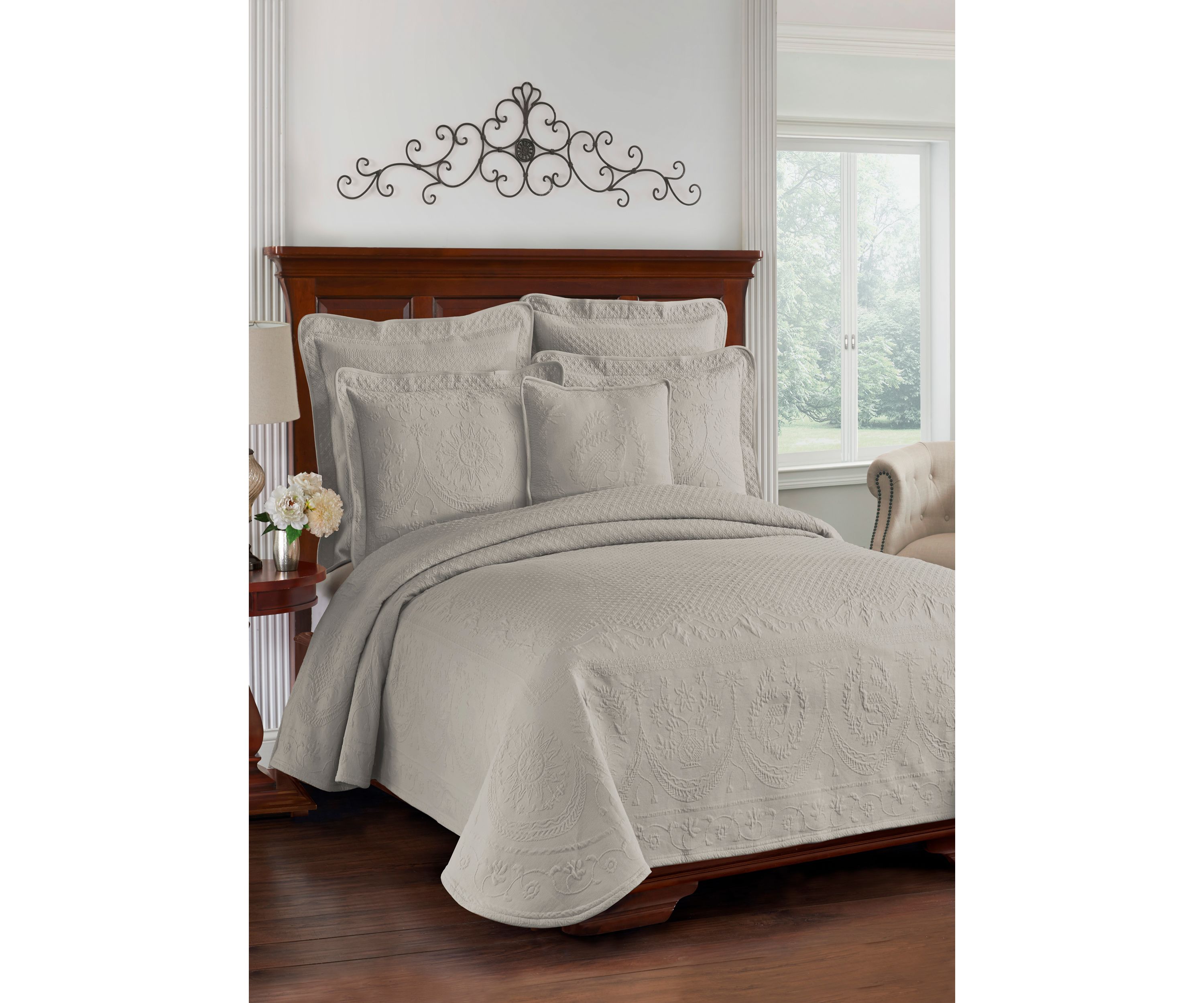 King Charles Matelasse Coverlet 