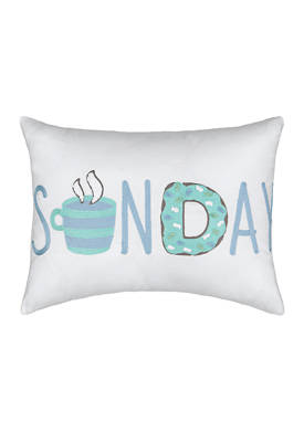 Spree Lights Out Sunday Decorative Pillow 