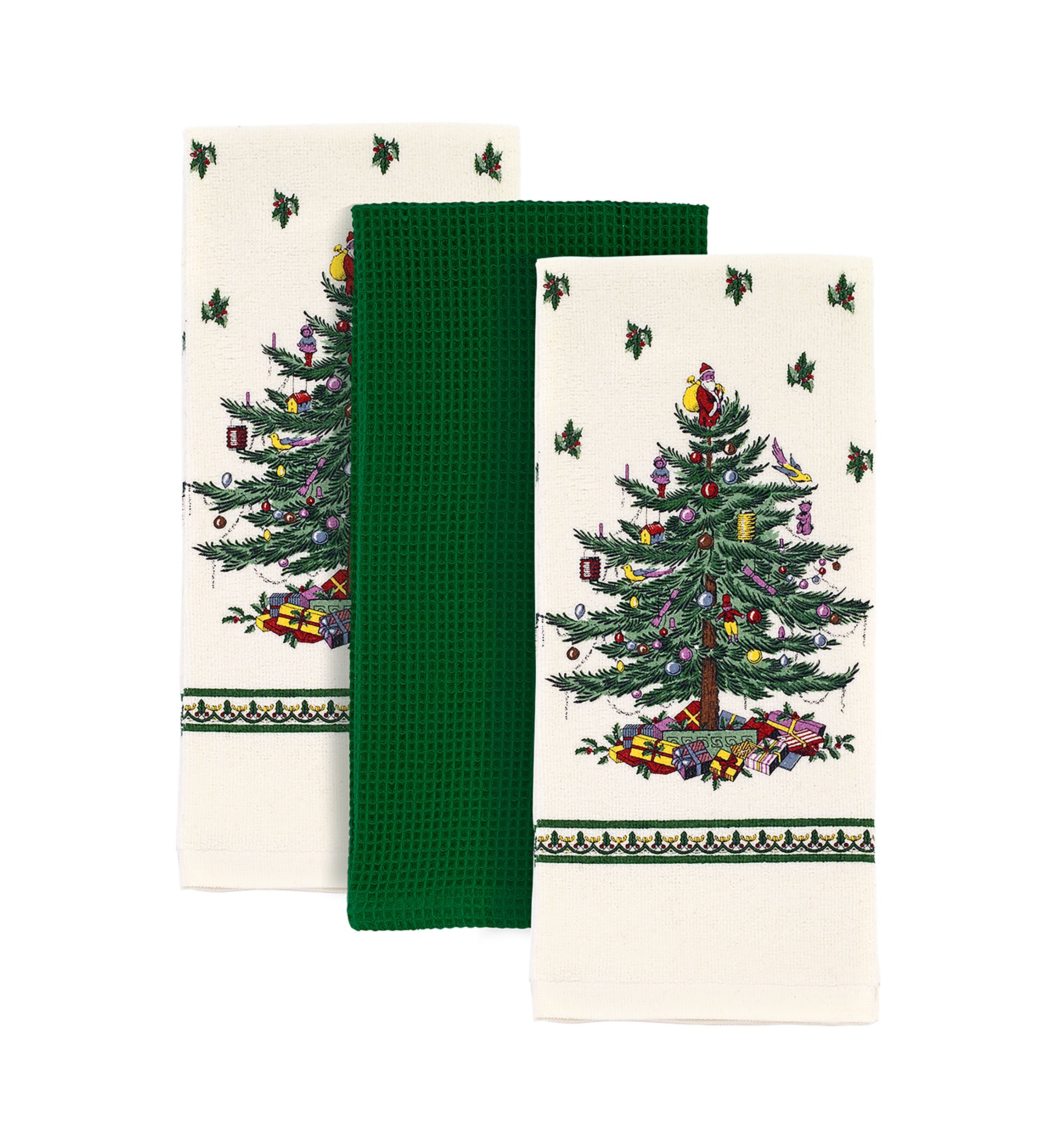 Spode Christmas Tree Kitchen Towels 