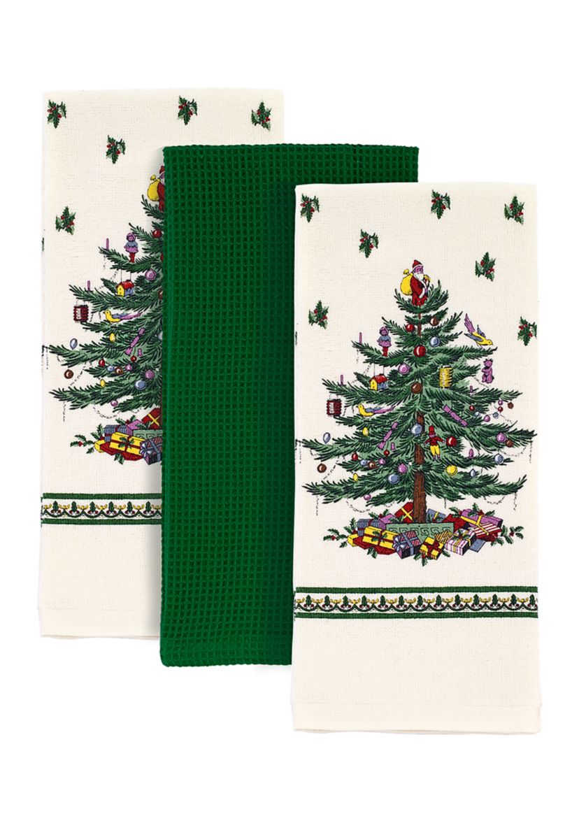 Spode Christmas Tree Kitchen Towels 