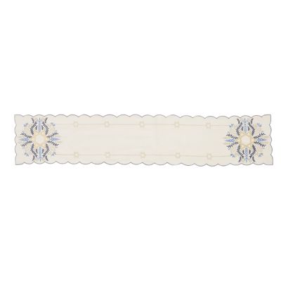 Avanti Star of David 72" Runner, Ivory