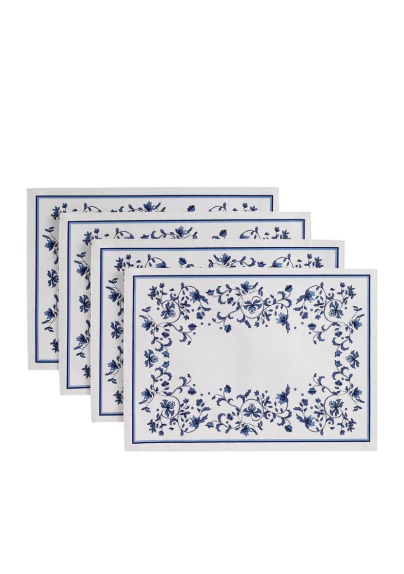 Blue Portofino 4 Piece Placemats