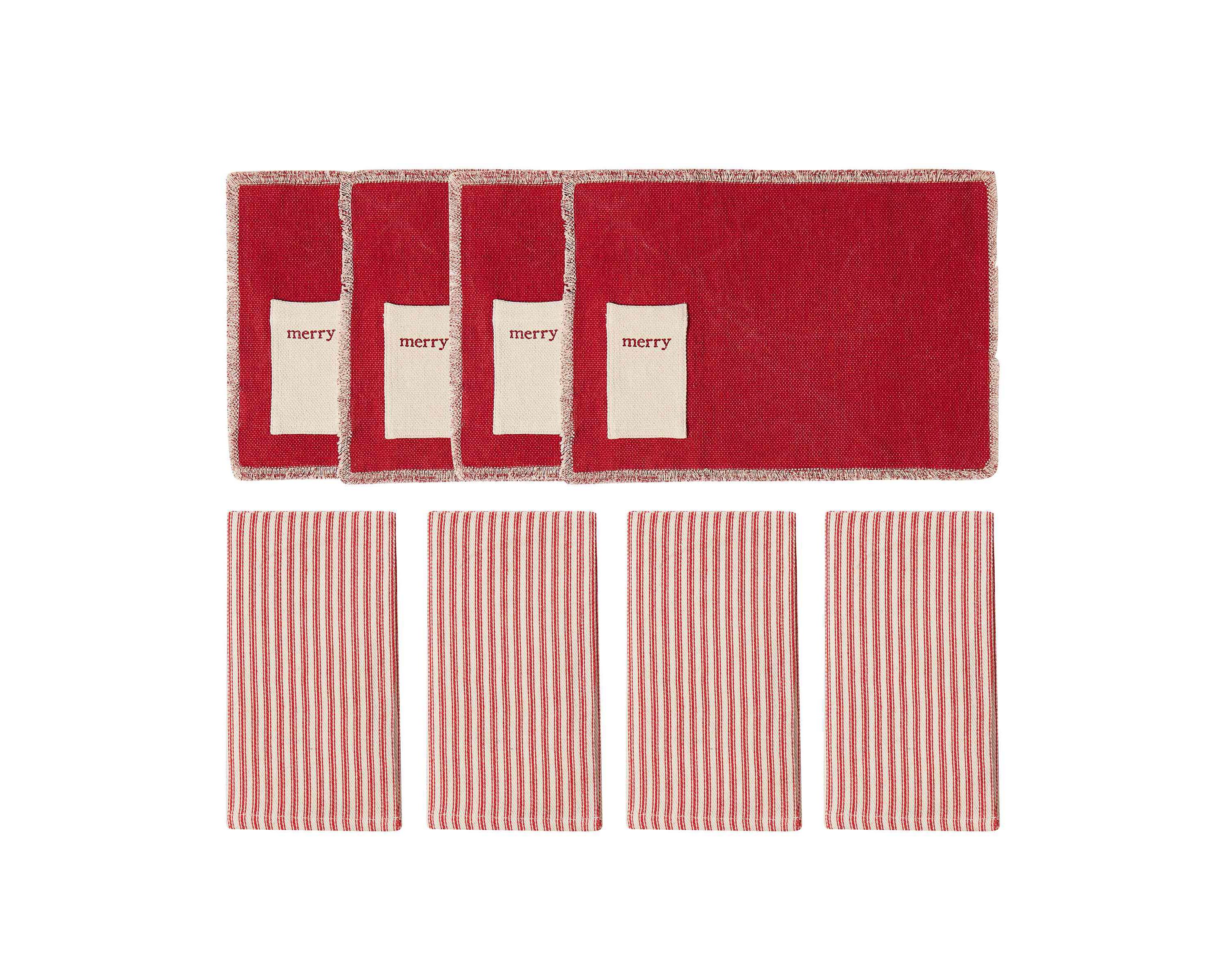Merry 8-pc. Placemat and Napkin Set (4 of Each)