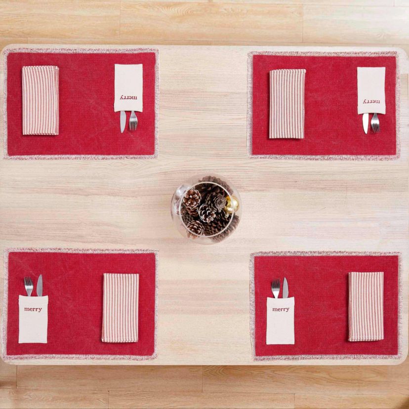 Merry 8-pc. Placemat and Napkin Set (4 of Each)