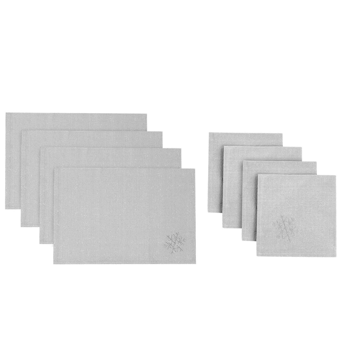 Shimmer 8-pc. Placemat and Napkin Set (4 of Each)