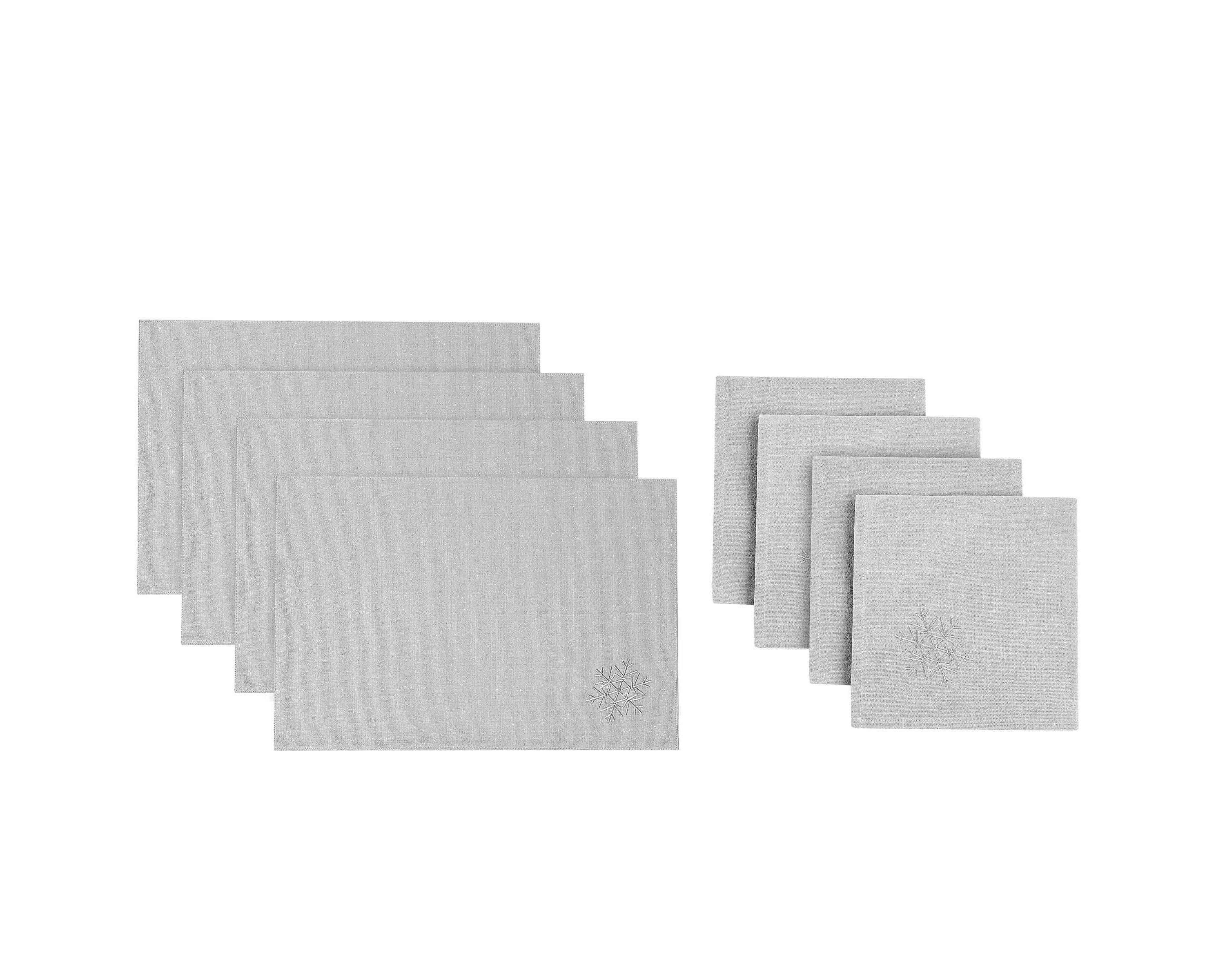 Shimmer 8-pc. Placemat and Napkin Set (4 of Each)