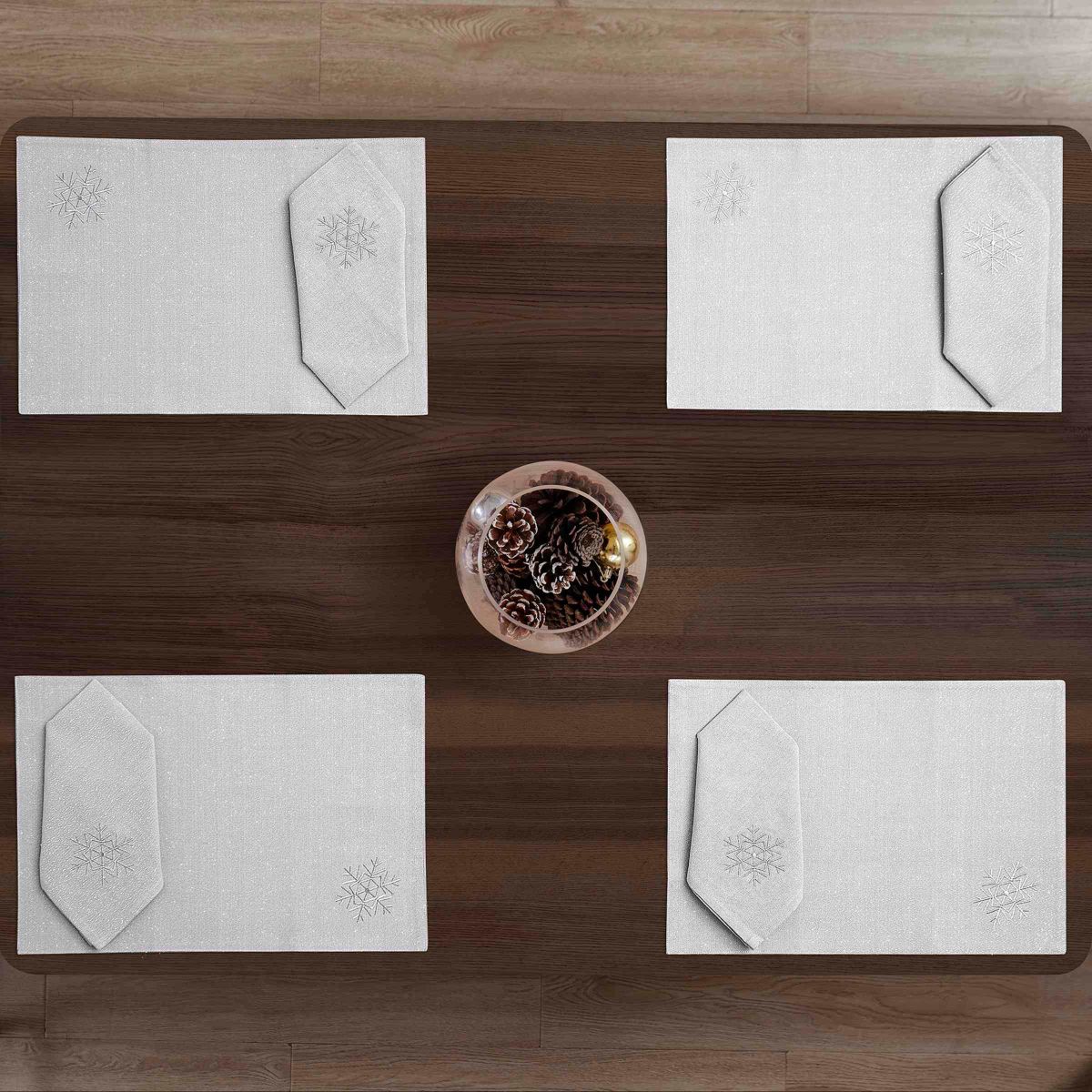 Shimmer 8-pc. Placemat and Napkin Set (4 of Each)