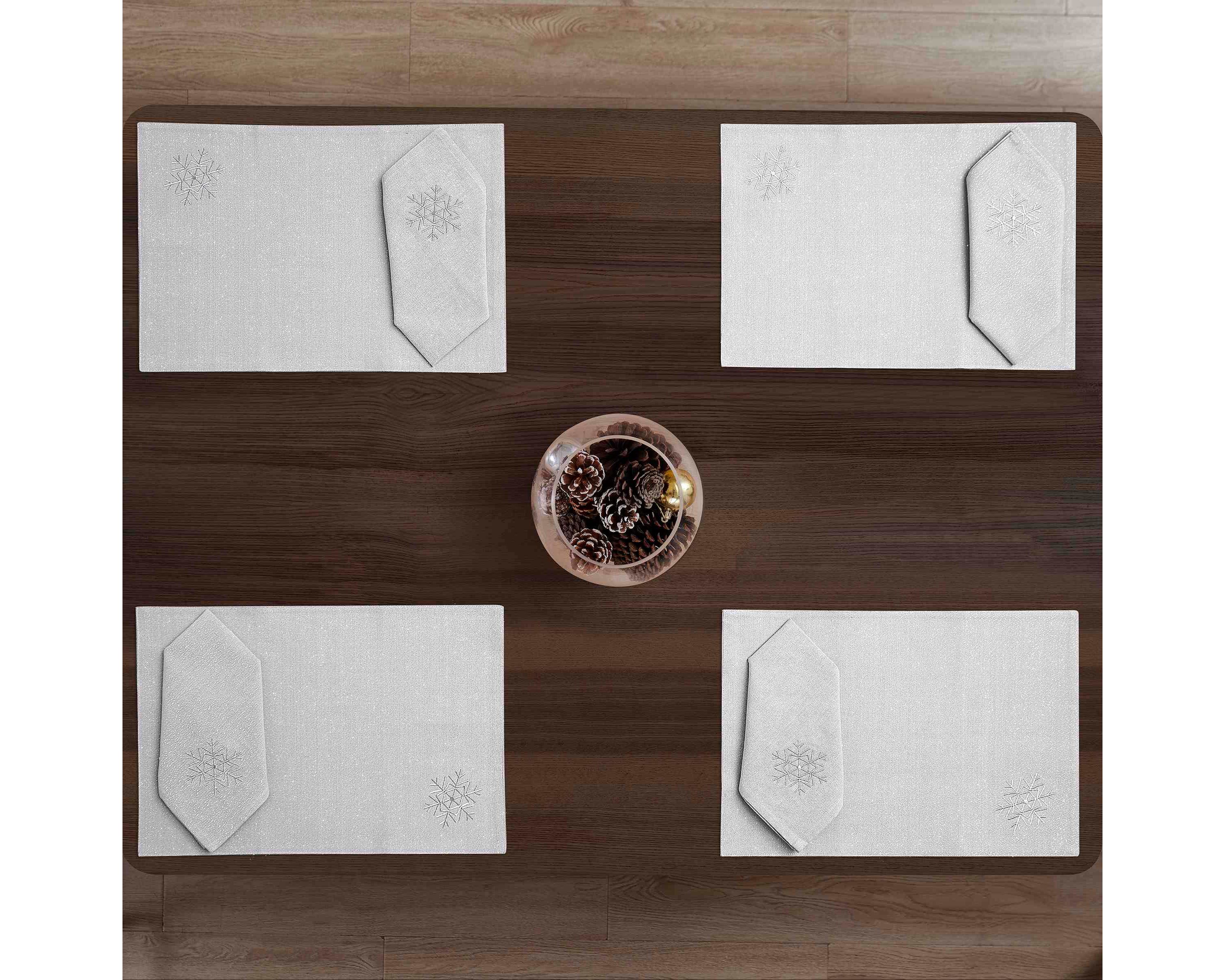 Shimmer 8-pc. Placemat and Napkin Set (4 of Each)
