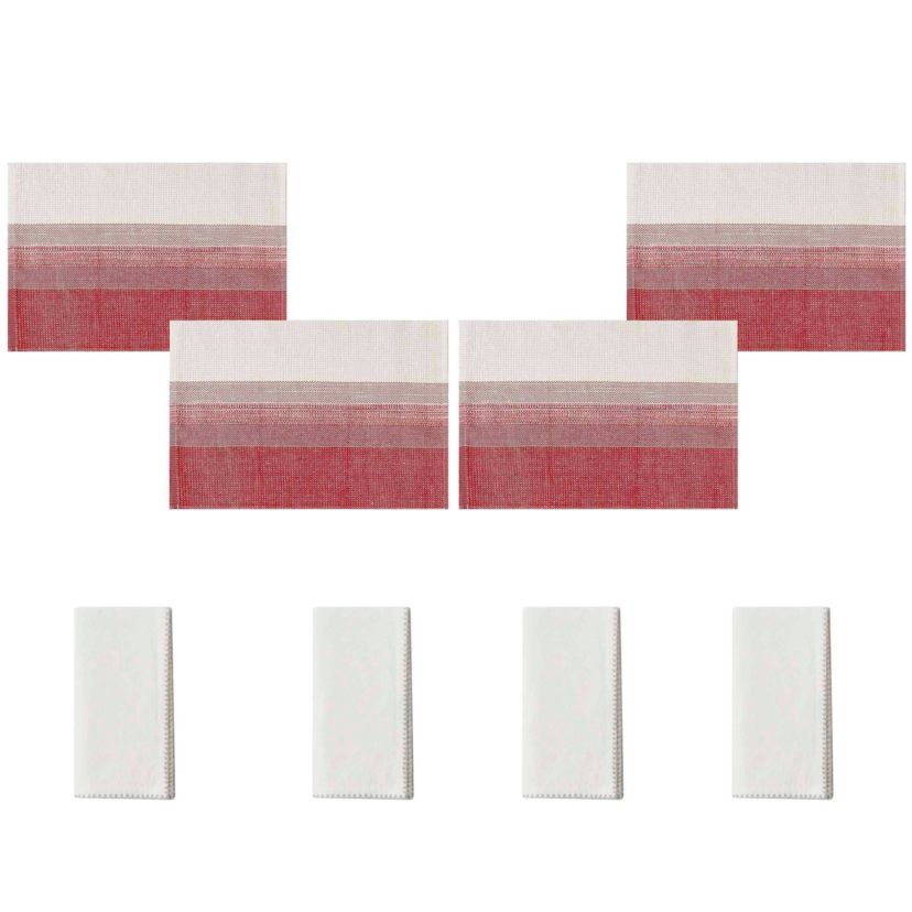 Ombre 8-pc. Placemat and Napkin Set (4 of Each)