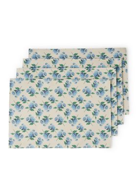 Hydrangea Placemats Set of 4 - Belk Exclusive