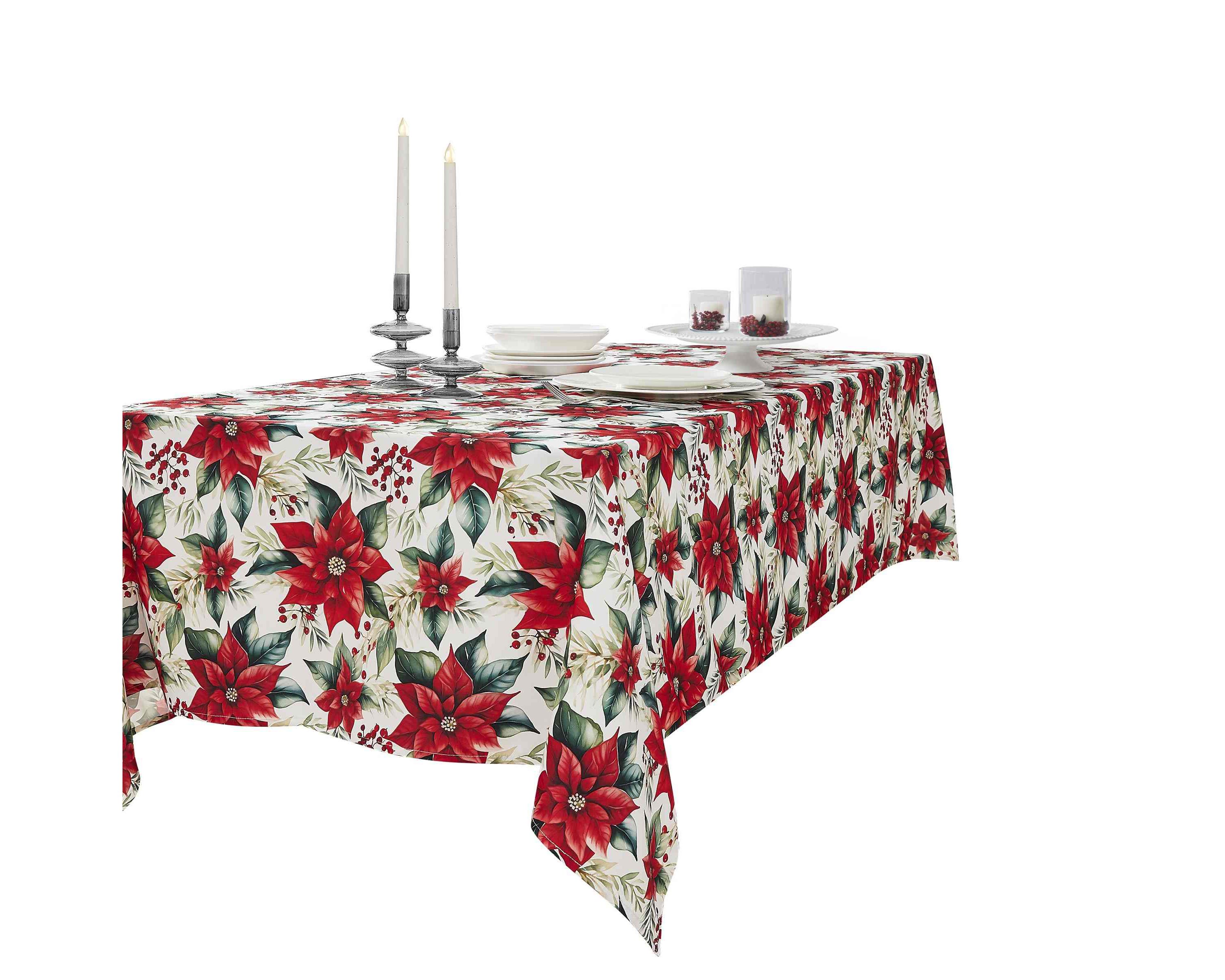 Poinsettia Tablecloth