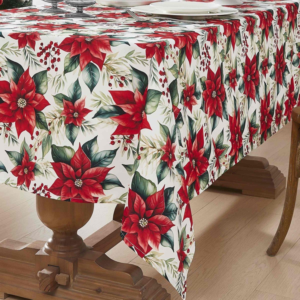 Poinsettia Tablecloth