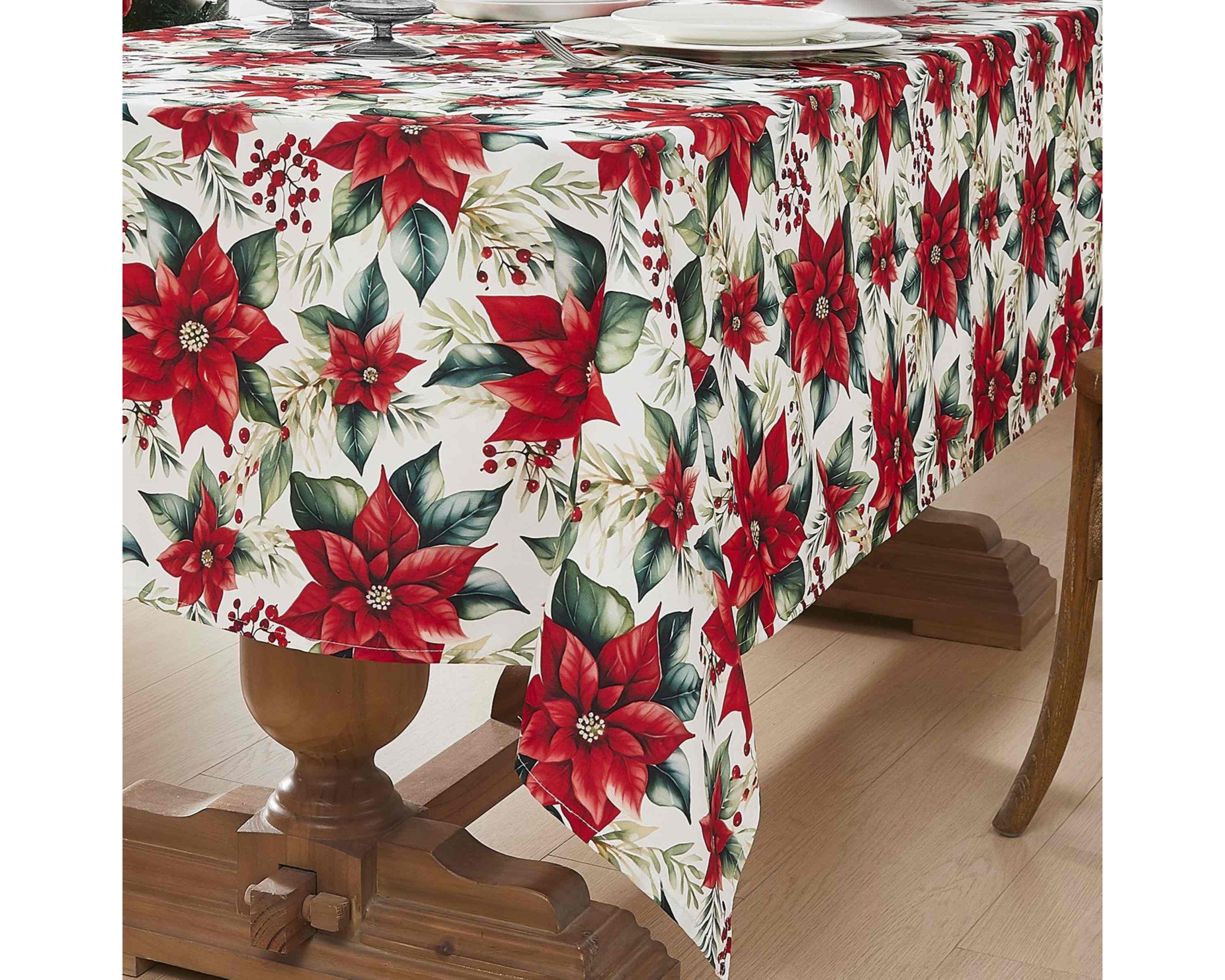 Poinsettia Tablecloth