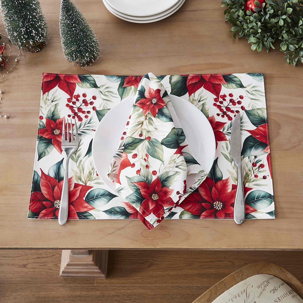 Poinsettia Tablecloth