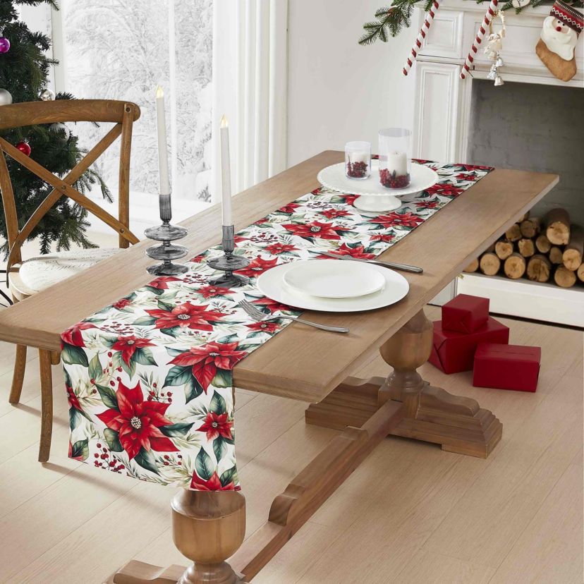 Poinsettia Tablecloth