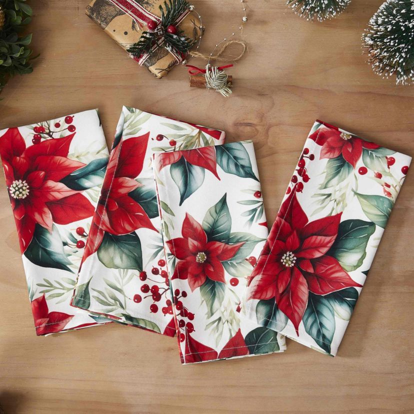 Poinsettia 4-pc. Placemats