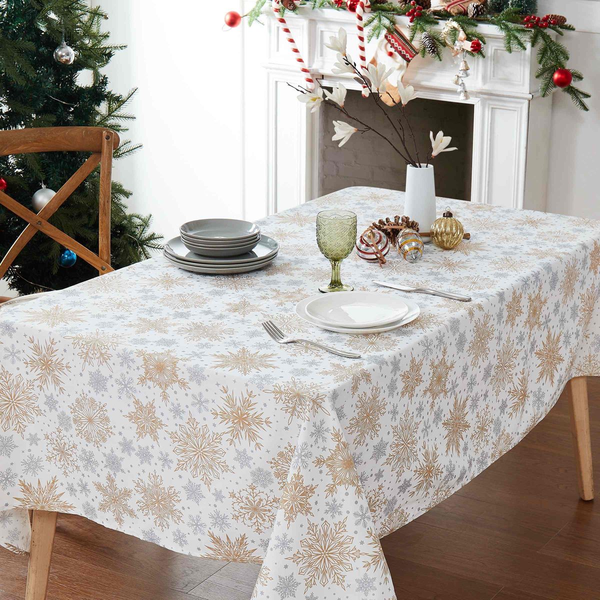Snowflakes Tablecloth