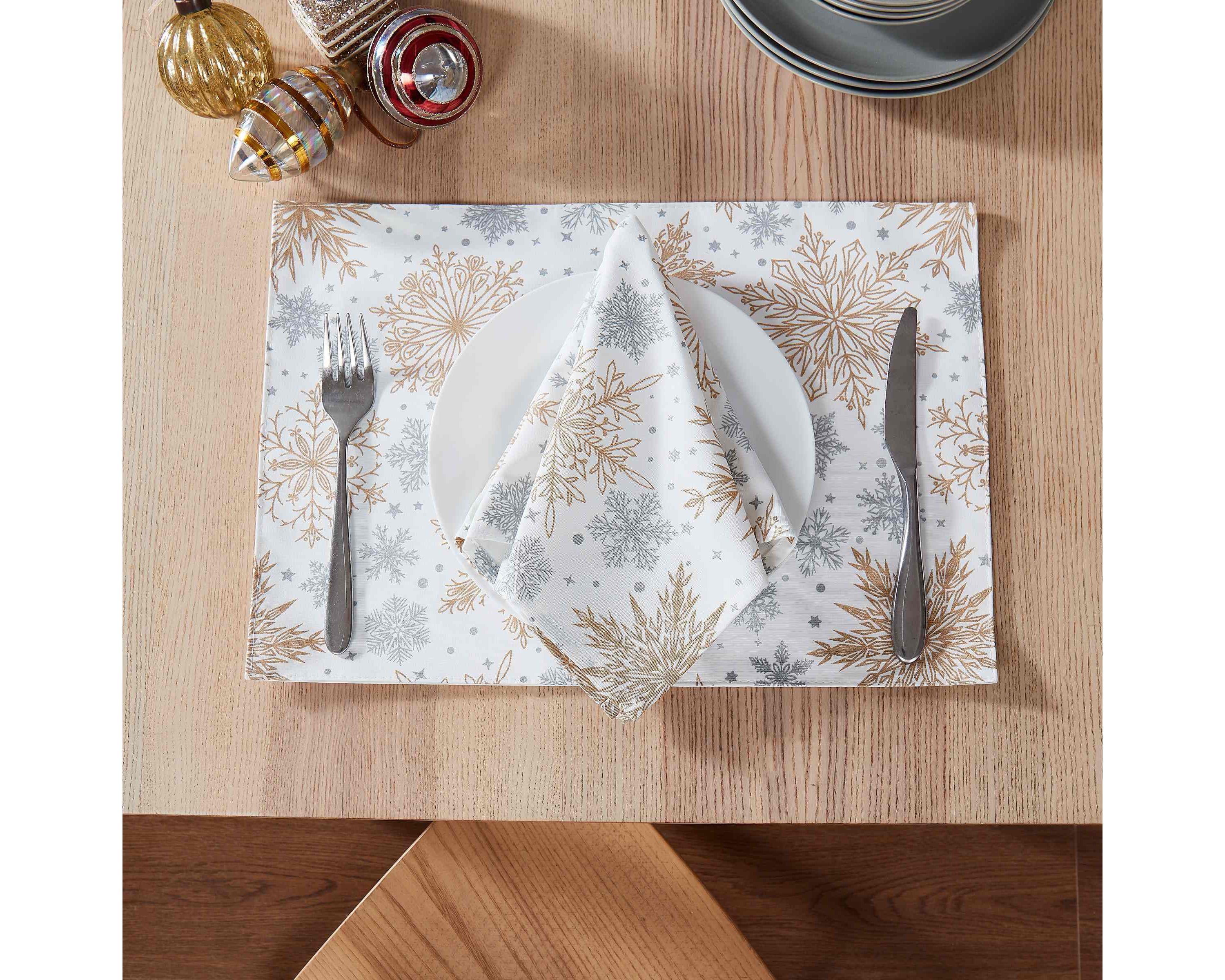 Snowflakes 4-pc. Placemats