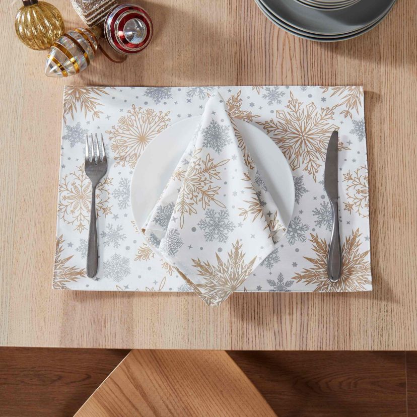 Snowflakes 4-pc. Placemats
