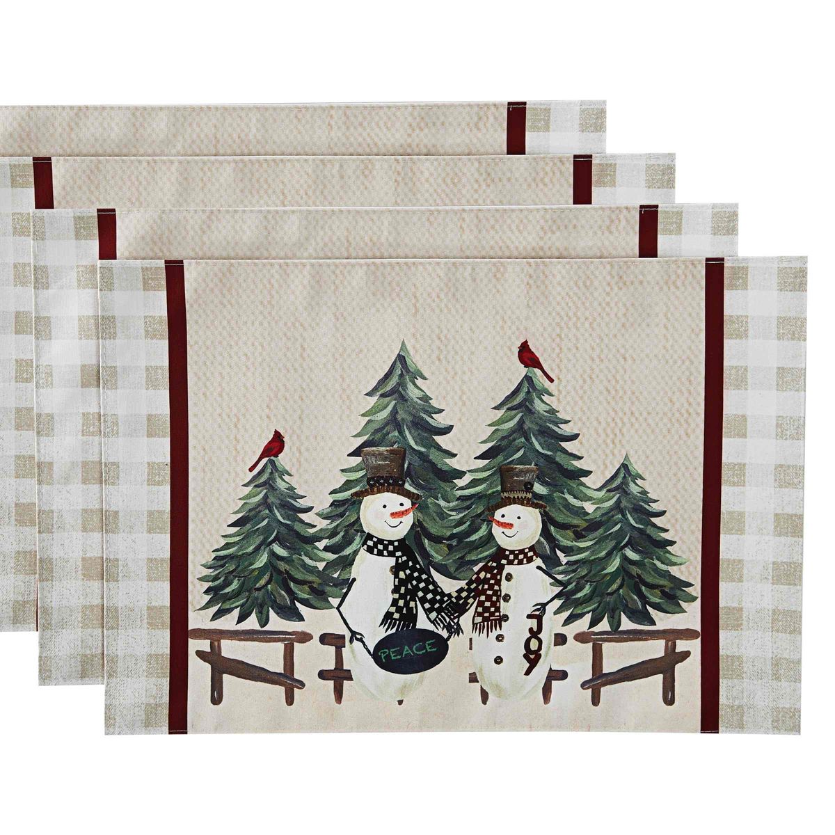 Country Snowman Tablecloth