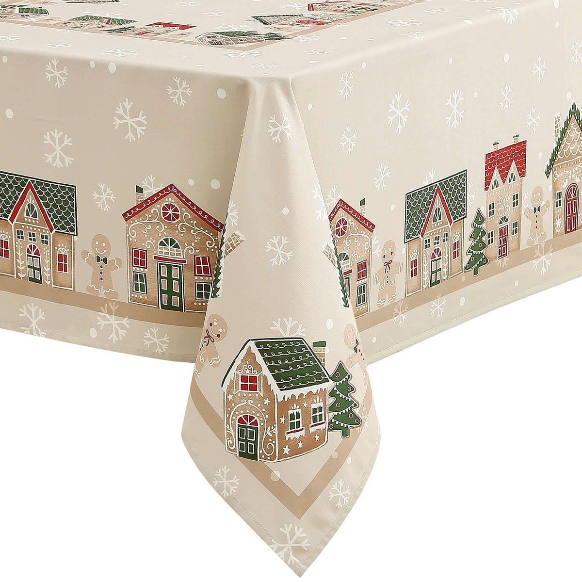 Christmas Ribbon Round Braided Placemat - Set of 4