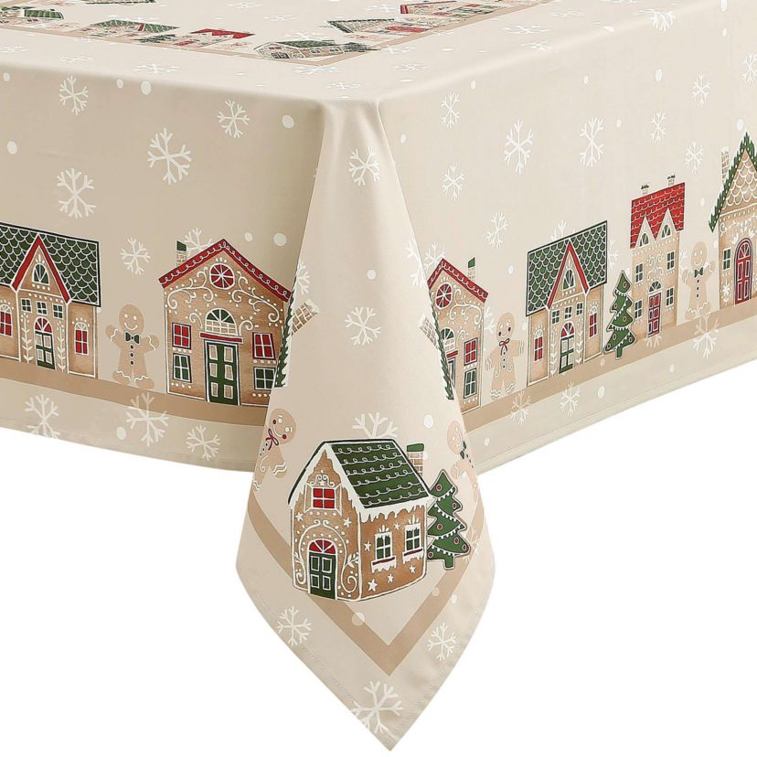 Christmas Ribbon Round Braided Placemat - Set of 4