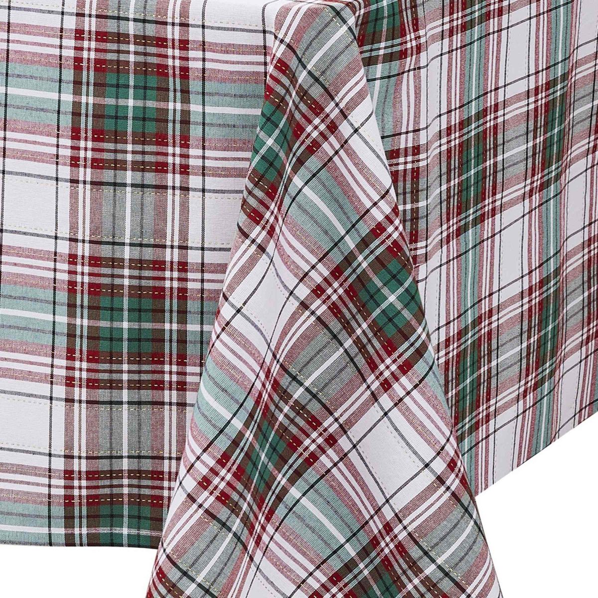 Holiday Plaid Tablecloth