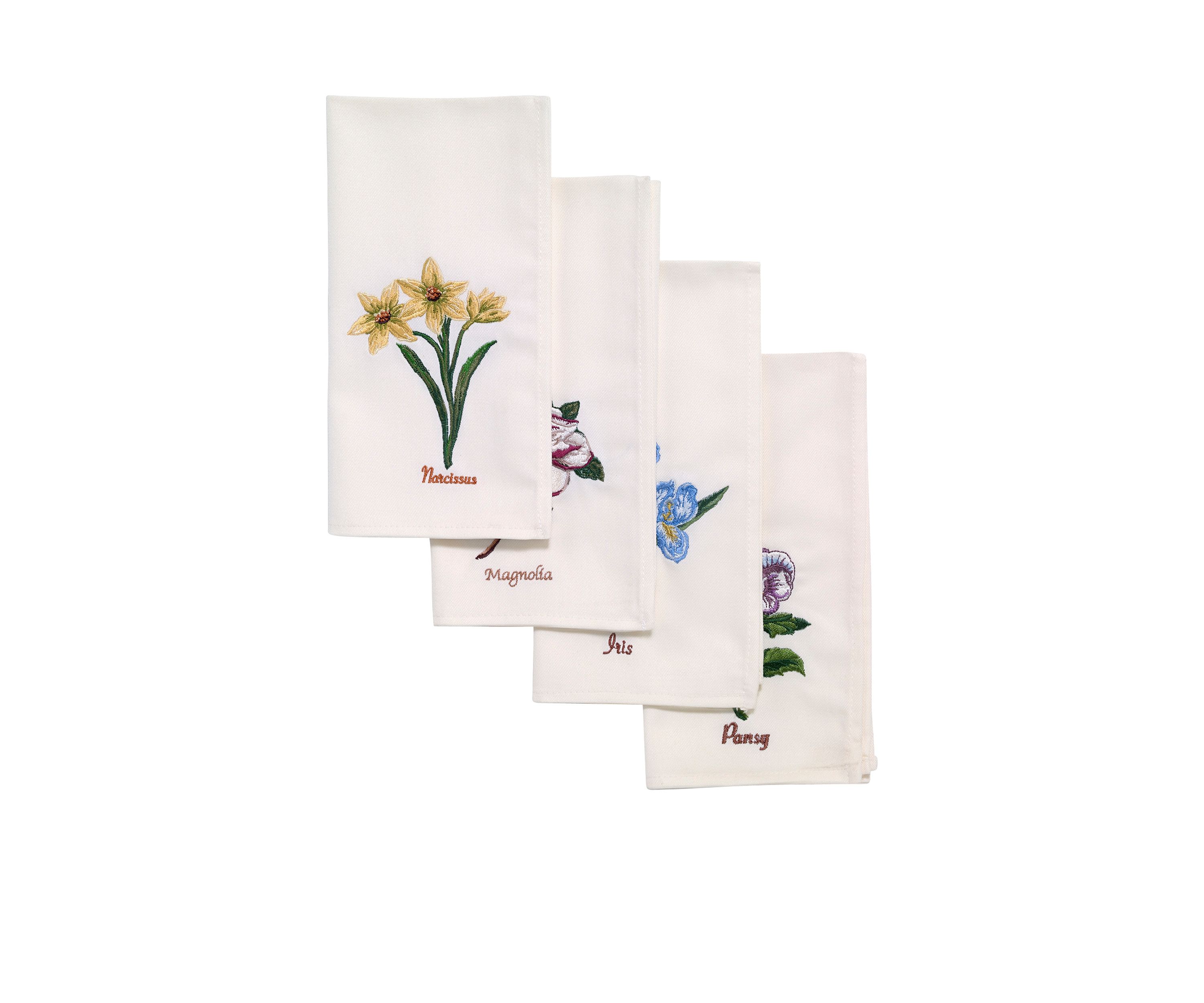 Botanic Garden 4 piece napkin set