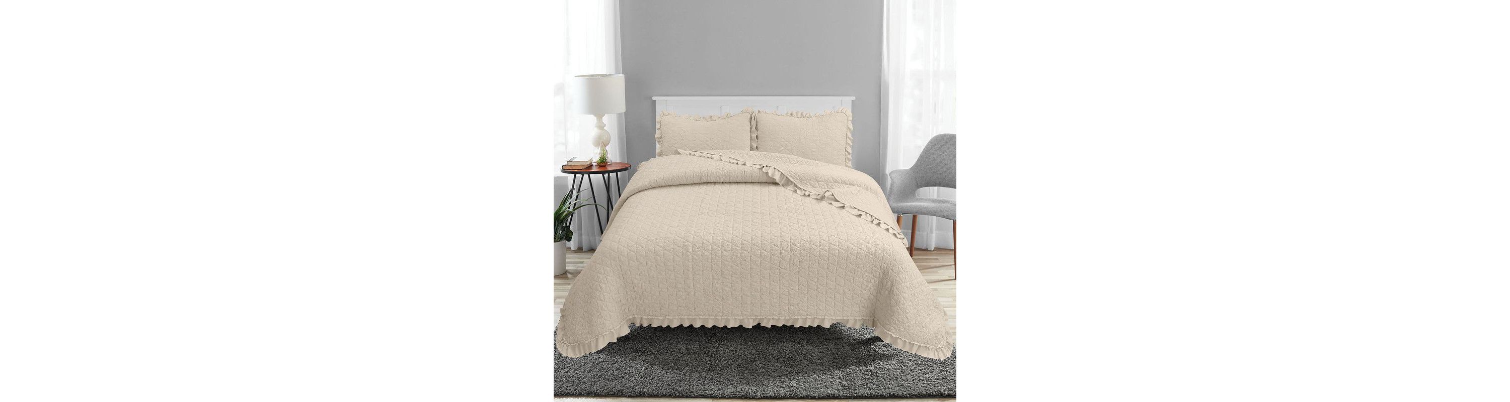 Avanti Charlotte Full/Queen Quilt Set