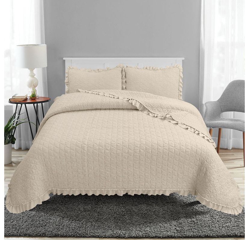 Avanti Charlotte Full/Queen Quilt Set