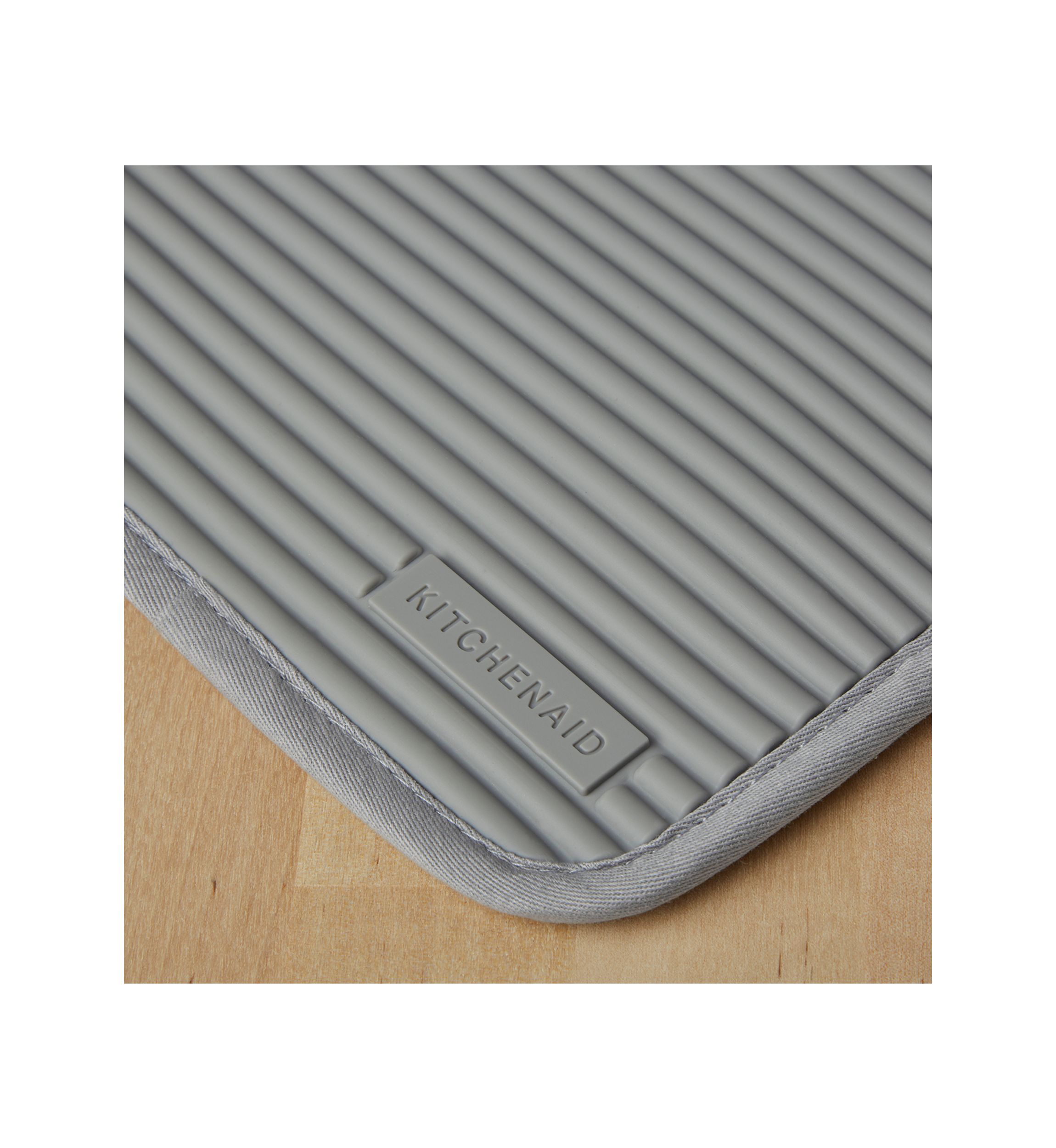 Ribbed Soft Silicone Pot Holder Set