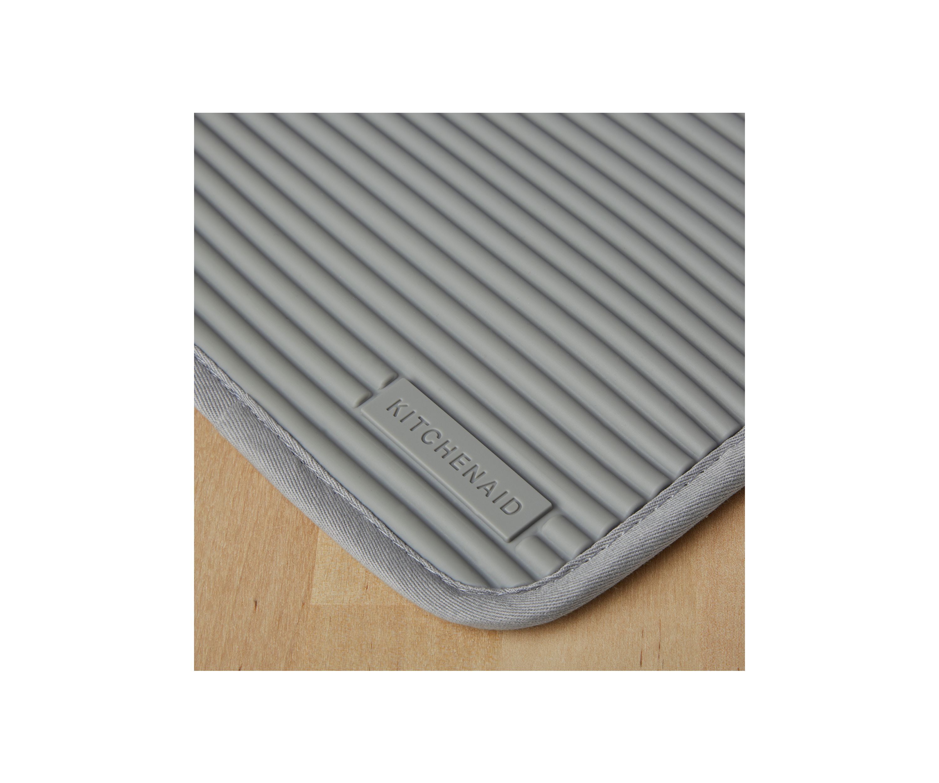 Ribbed Soft Silicone Pot Holder Set