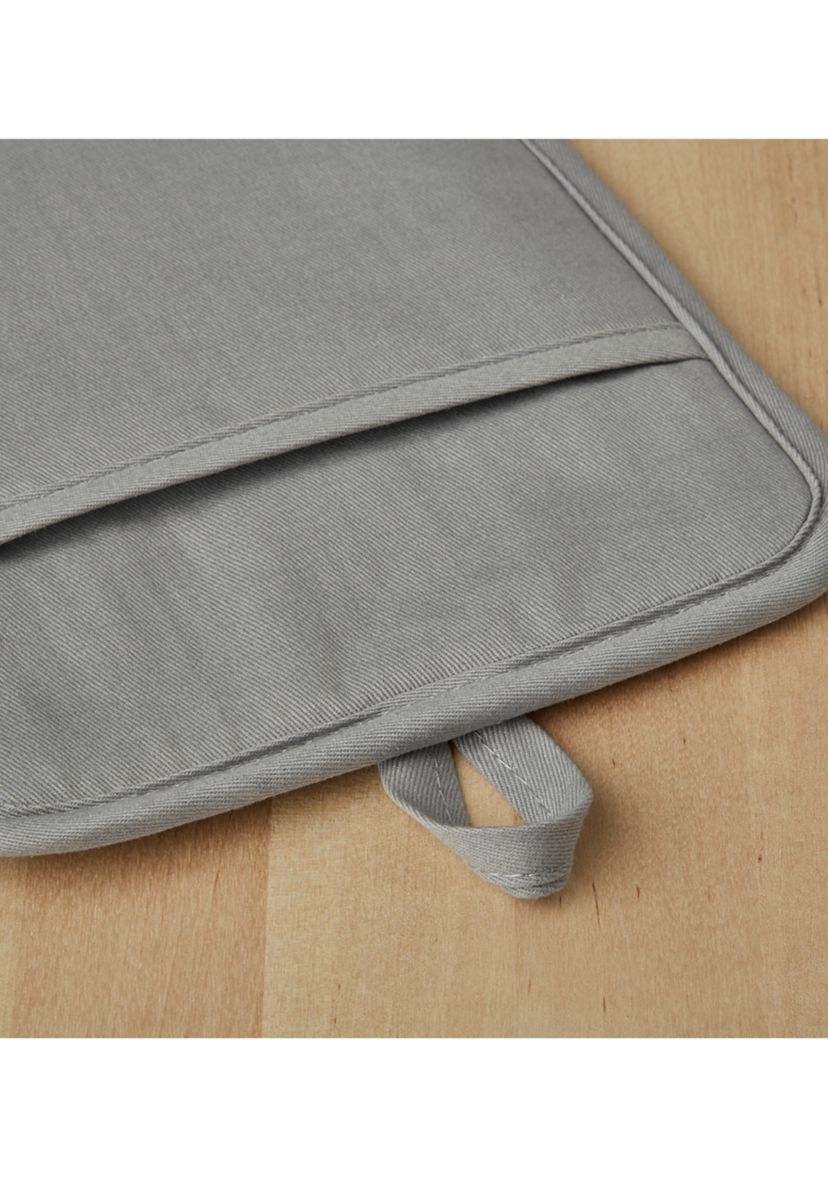 Ribbed Soft Silicone Pot Holder Set
