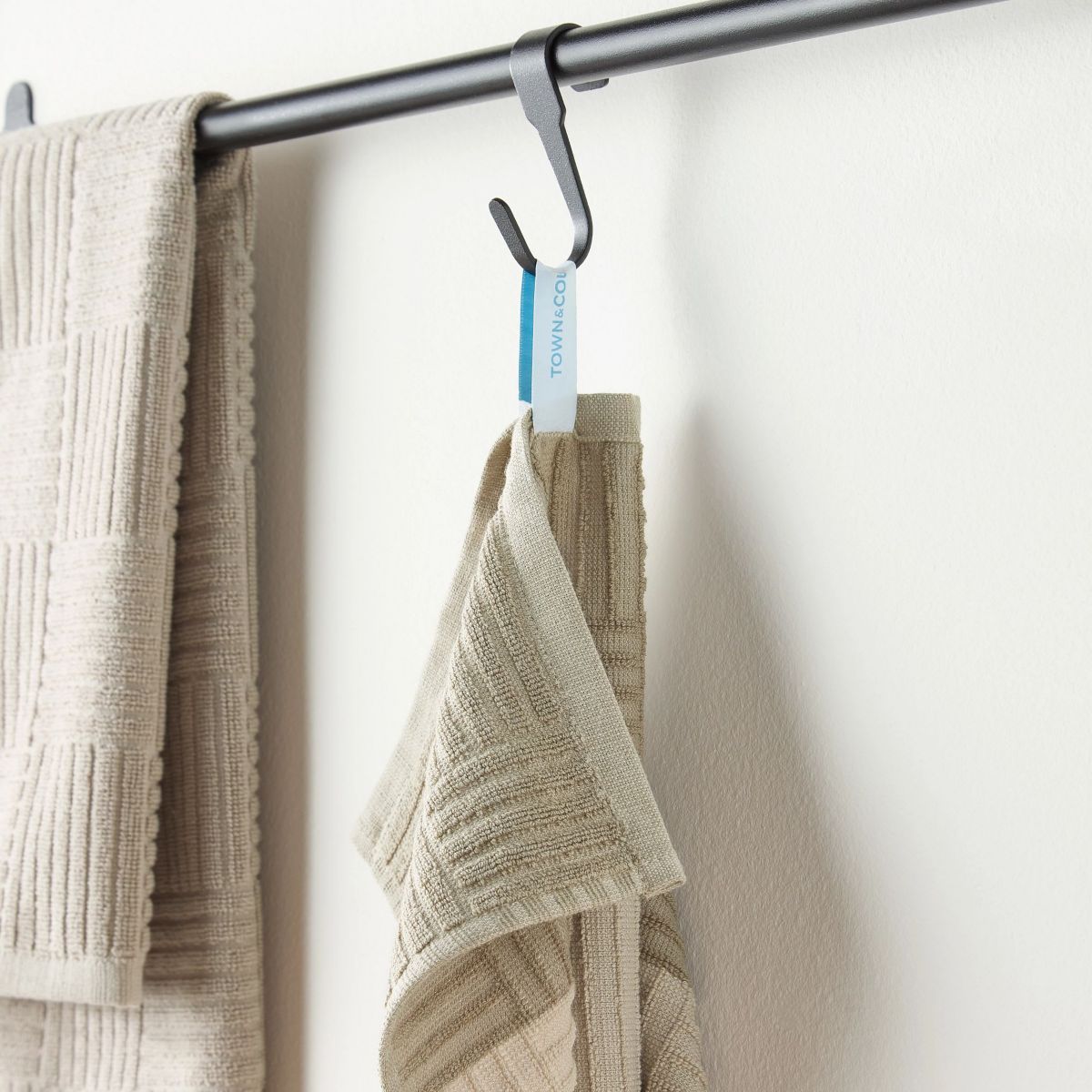 Basketweave Antimicrobial Terrycloth Kitchen Towel Set