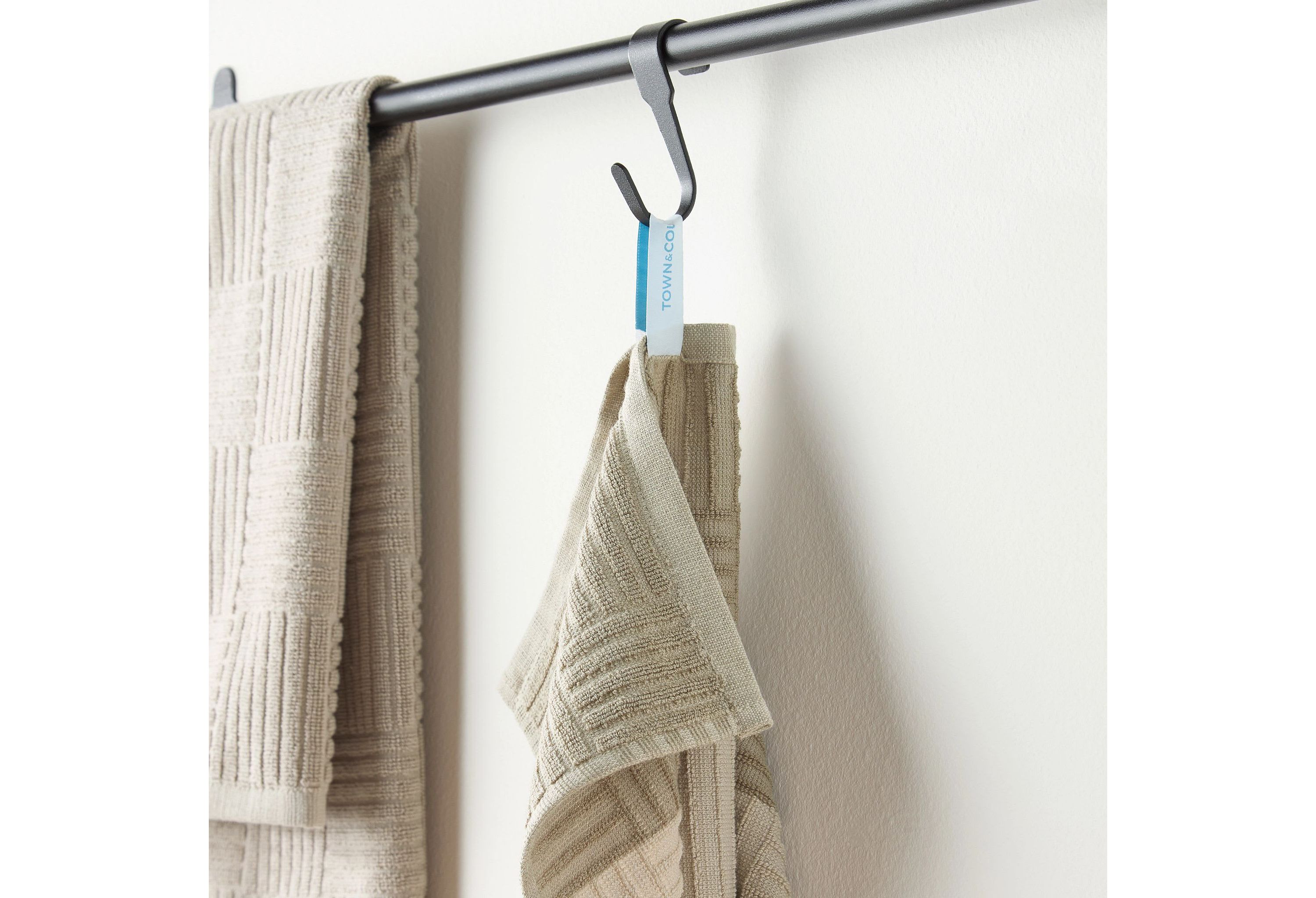 Basketweave Antimicrobial Terrycloth Kitchen Towel Set