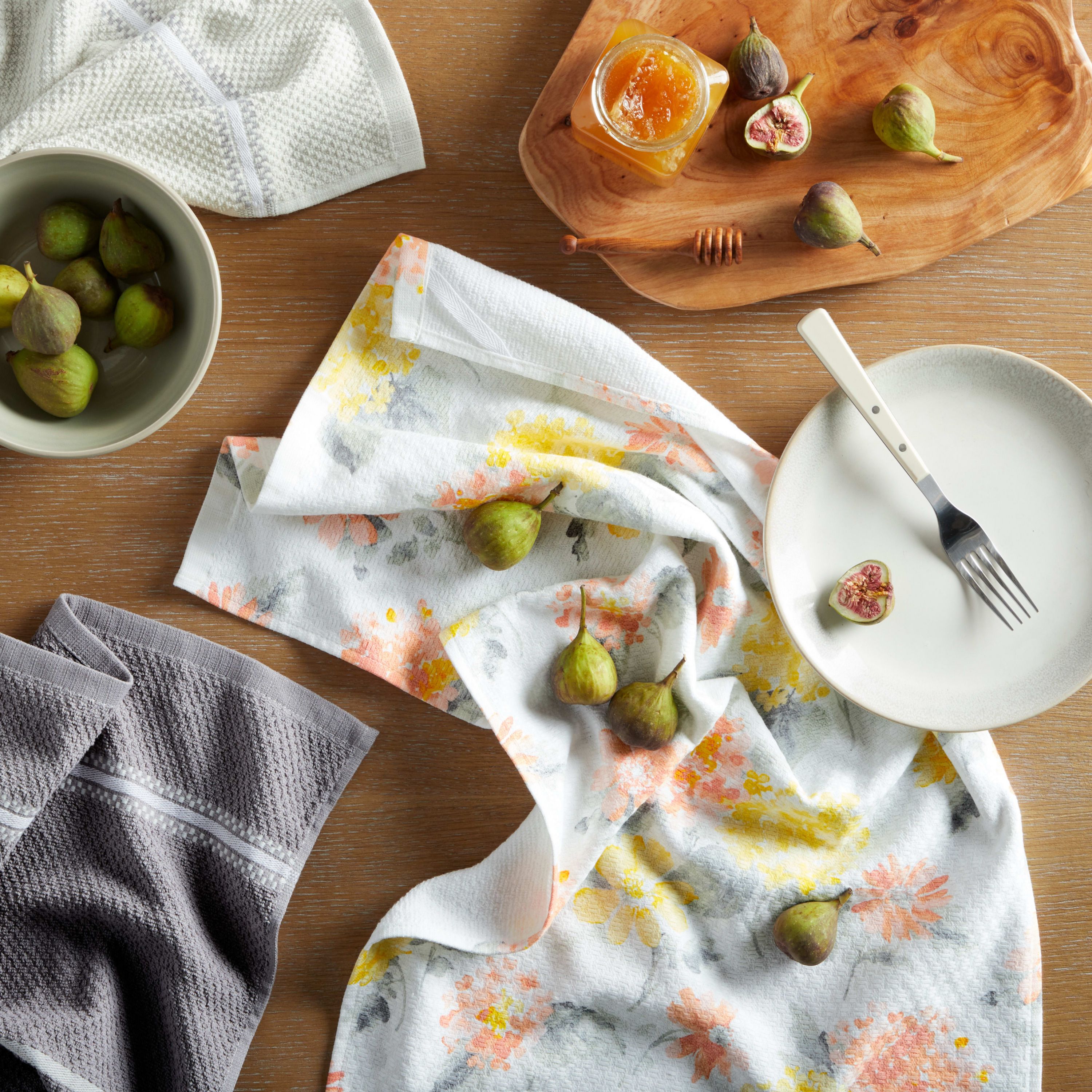 Amber Floral Kitchen Towel