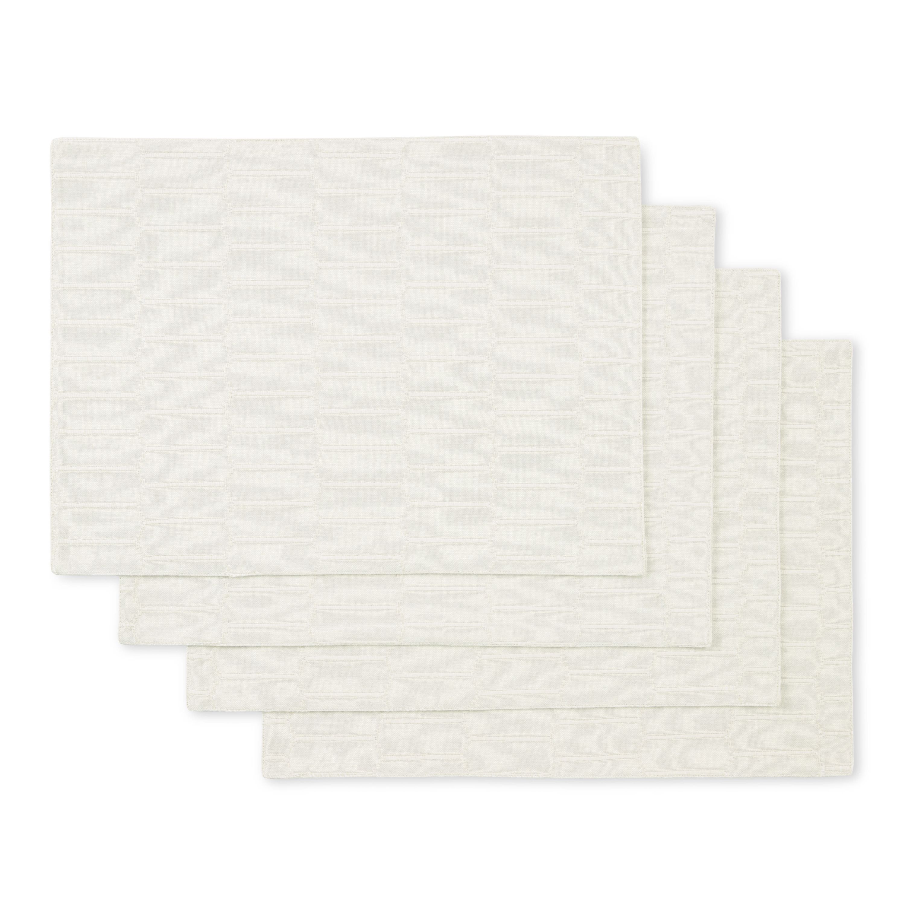 Honeycomb Modern Farmhouse Reversible Placemat Set