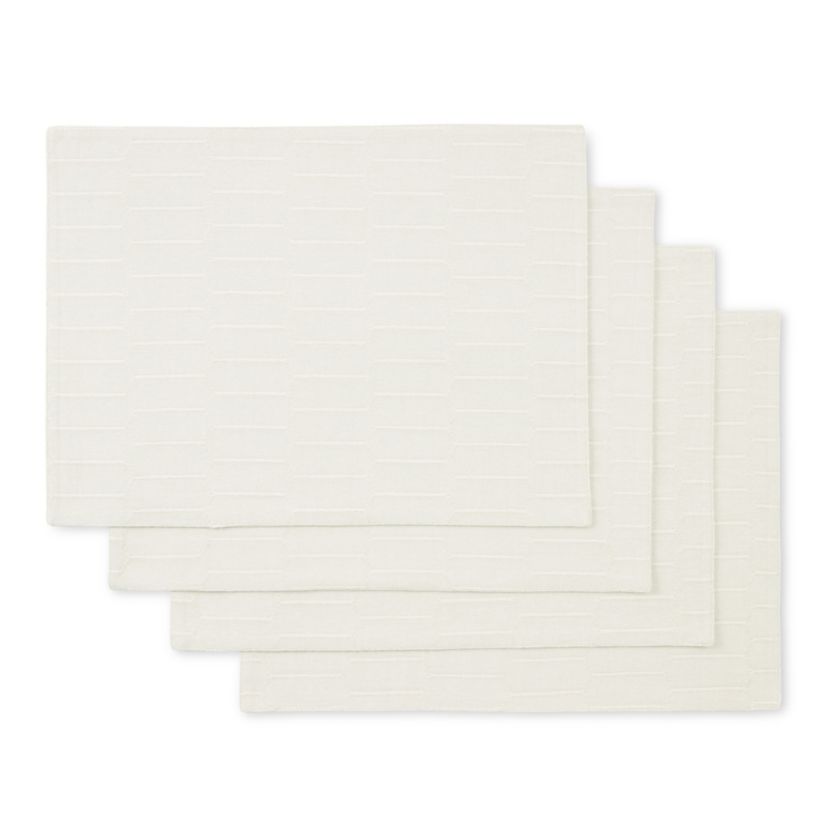 Honeycomb Modern Farmhouse Reversible Placemat Set