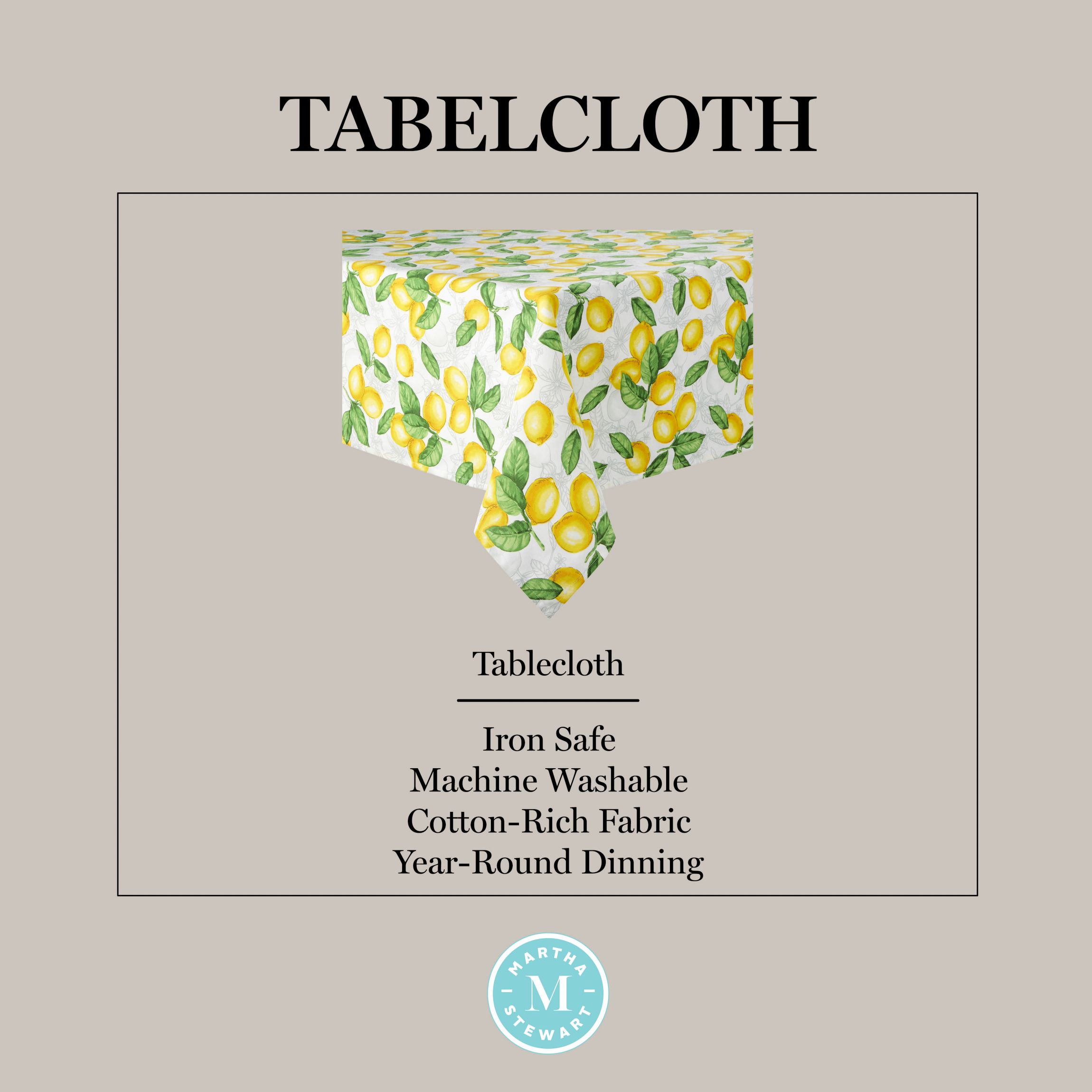 Lots of Lemons White/Yellow Tablecloth