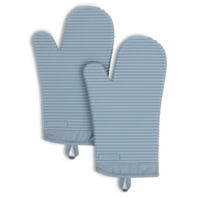 Ribbed Soft Silicone 2-Pack Oven Mitt