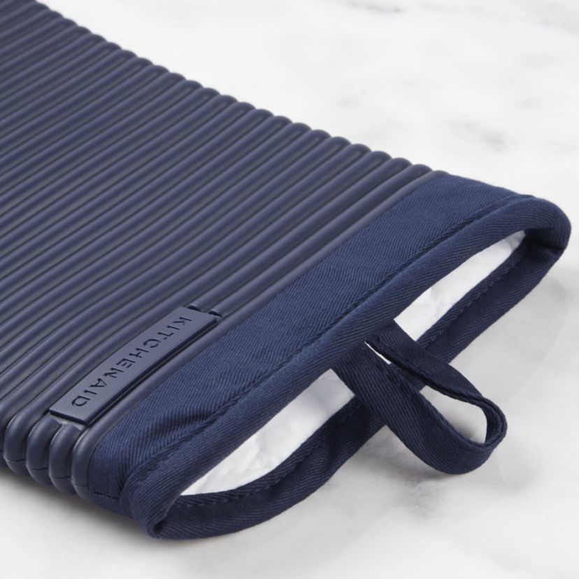 Ribbed Soft Silicone 2-Pack Oven Mitt